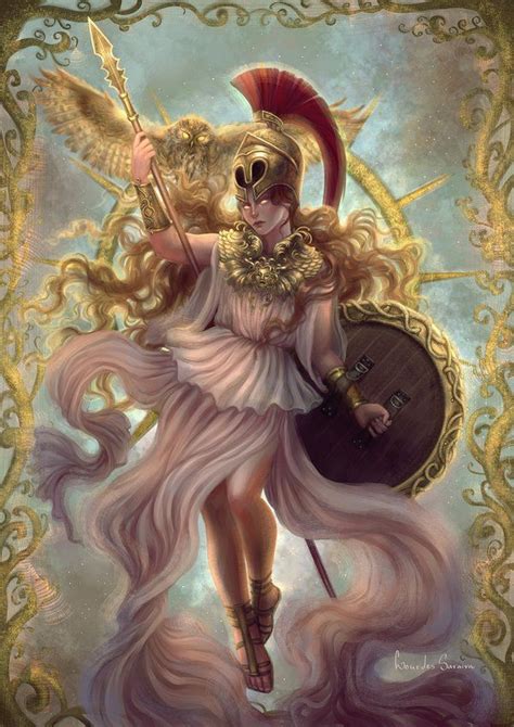 Athena by agnes-green.deviantart.com on @DeviantArt | Mitologia grega deuses, Atena mitologia ...