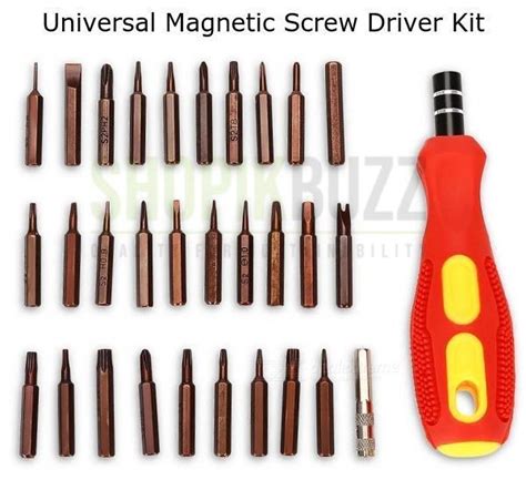 Screw driver 31 in 1 Magnetic Tool Set | Shopikbuzz