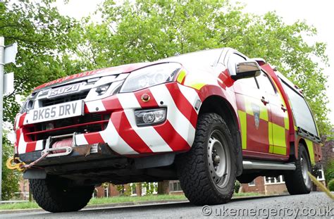 BK65 DMX, BK65 DRV Cleveland Fire Brigade Isuzu D-max | UK Emergency Vehicles