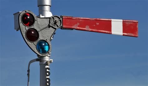 Edit free photo of Railroad signal,railroad lights,train,trains,railway ...