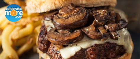 Mushroom & Swiss Burgers | CelebrateMORE.com