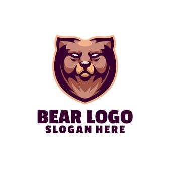 Premium Vector | Bear mascot logo