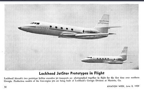 From The Archive: Lockheed Jetstar From Prototype, Test Phase And First ...