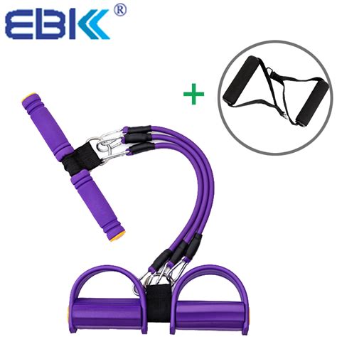 EBK New pedal resistance band,Hot Fitness Exerciser,Sit-up Exercise Device Training Abdominal ...