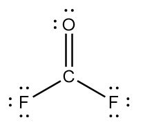 Draw the Lewis structure for CF$_2$O. | Quizlet