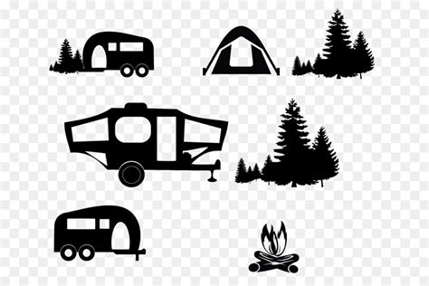 Free Camping Silhouette Clip Art, Download Free Camping Silhouette Clip ...