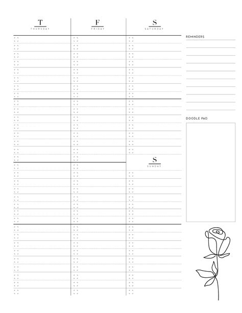 Planner Organisation, Planner Setup, Happy Planner Layout, Print ...