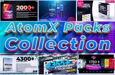 AtomX Packs Collection 2020 Updates[After Effects] - GraphixTree