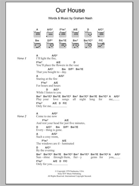 Our House by Crosby, Stills, Nash & Young - Guitar Chords/Lyrics - Guitar Instructor