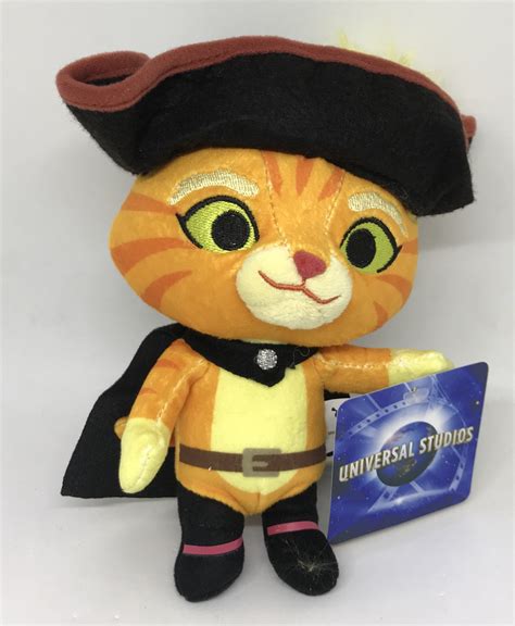 Universal Studios Shrek Puss in Boots Mini Bean Plush Toy New With Tags ...