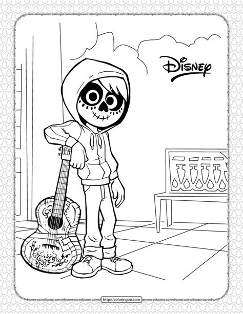 Disney Coco Pdf Coloring Pages | Disney coloring pages, Coloring pages, Cool coloring pages