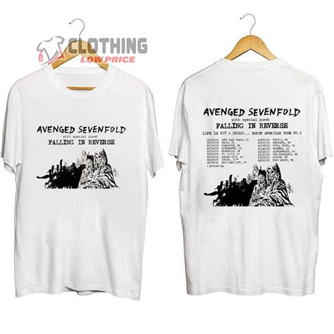 Avenged Sevenfold Life Is But A Dream Tour 2023 Shirt, Avenged Sevenfold North American Band ...