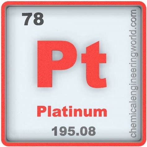 Platinum Element Properties and Information - Chemical Engineering World