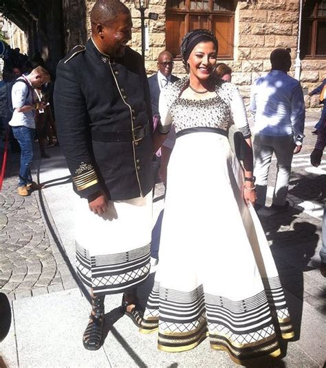 Chief Mandla Mandela and his pregnant wife Rabia Clarke looked stunning on the #S… | African ...