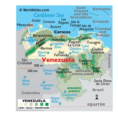 Venezuela Weather Map