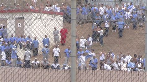 Protesters blame riot at Norco prison on new state reintegration policy - ABC7 Los Angeles