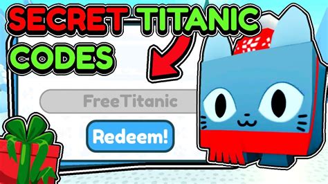 This *SECRET CODE* GIVES FREE TITANIC JOLLY CAT in Pet Simulator X ...