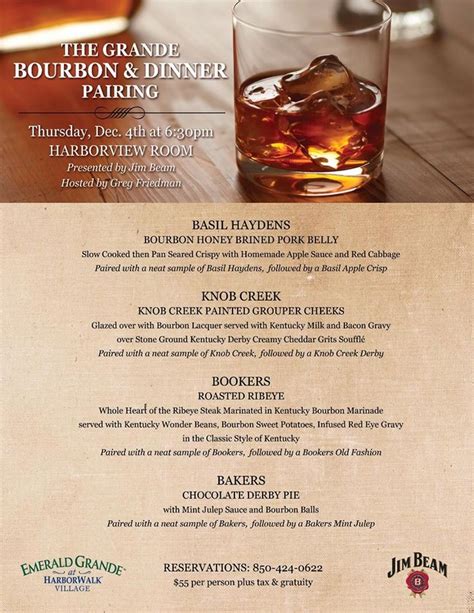 35 best Bourbon Pairing Dinner Ideas images on Pinterest | Cooking food ...