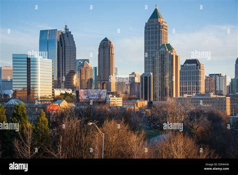 Midtown atlanta sunset skyline hi-res stock photography and images - Alamy