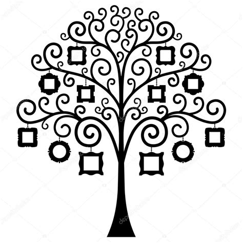 Vector family tree. Template. Stock Vector Image by ©kurmanstock.gmail ...