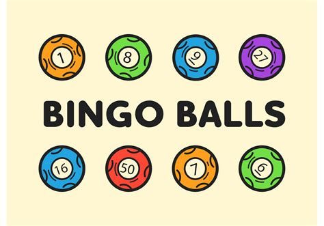 Bingo Balls Editable Vector Icons - Download Free Vector Art, Stock Graphics & Images