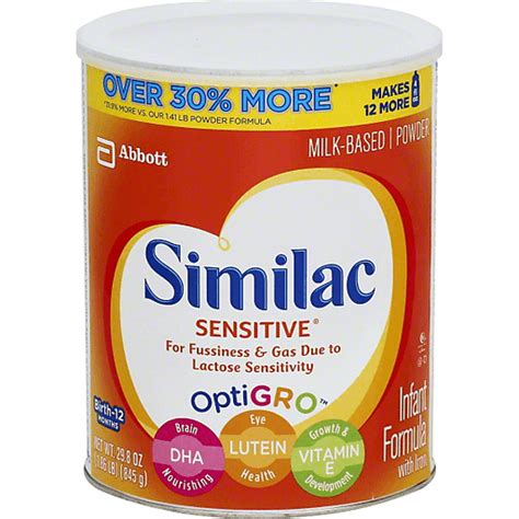 Similac Infant Formula with Iron Sensitive | Shop | Elmer's County Market