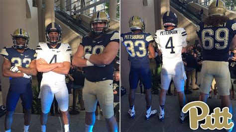 Pitt Unveils New Uniforms Featuring #PittScript Logo - YouTube