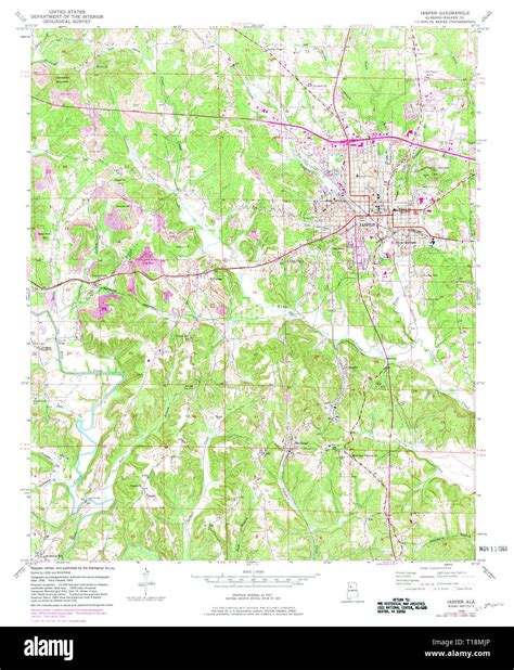 Jasper alabama map Cut Out Stock Images & Pictures - Alamy