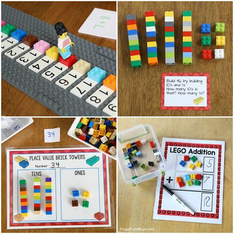 LEGO Math Activities for Elementary Kids - Frugal Fun For Boys and Girls