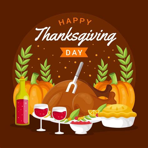 Thanksgiving Family Celebration 3549488 Vector Art at Vecteezy