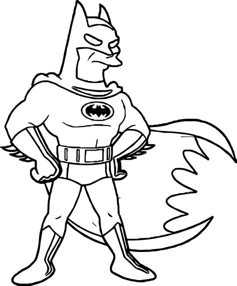 Homer Simpson as Batman coloring page - Download, Print or Color Online for Free