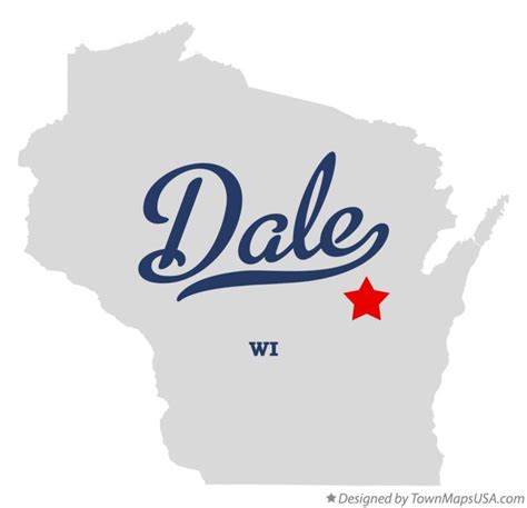 Map of Dale, WI, Wisconsin