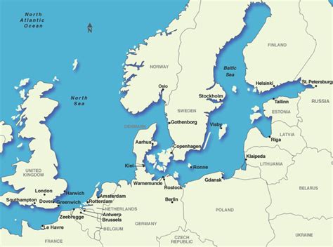 Baltic Sea Cruises: Map