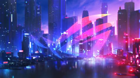 ASUS ROG Neon Nightfall 4K Wallpapers | HD Wallpapers | ID #26811