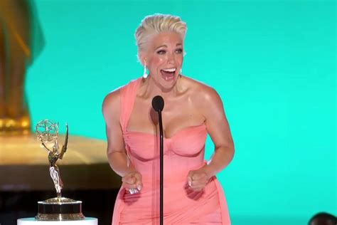 Hannah Waddingham Tears Up as She Wins Emmy and Thanks Jason Sudeikis