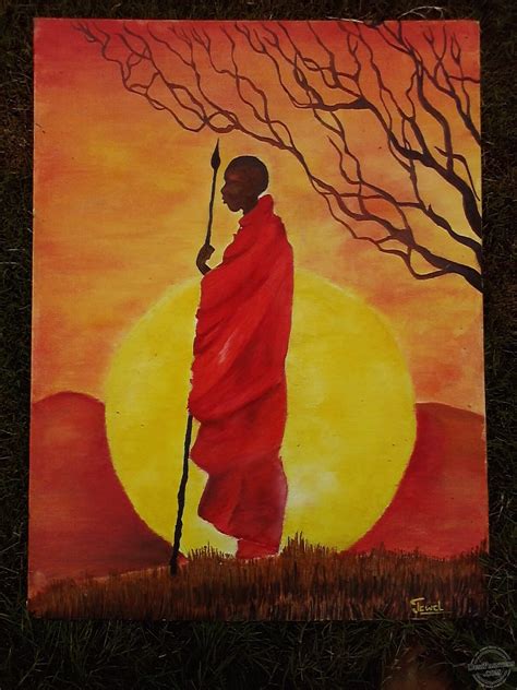 African Negro Oil Painting | DesiPainters.com