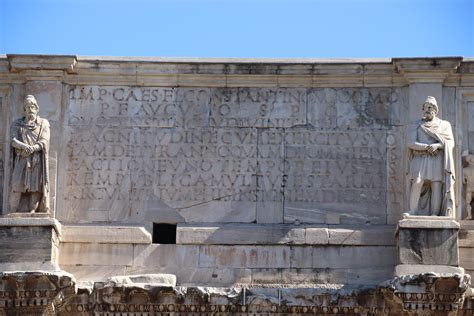 Arch of Constantine Dedicatory Inscription | Arch of Constan… | Flickr