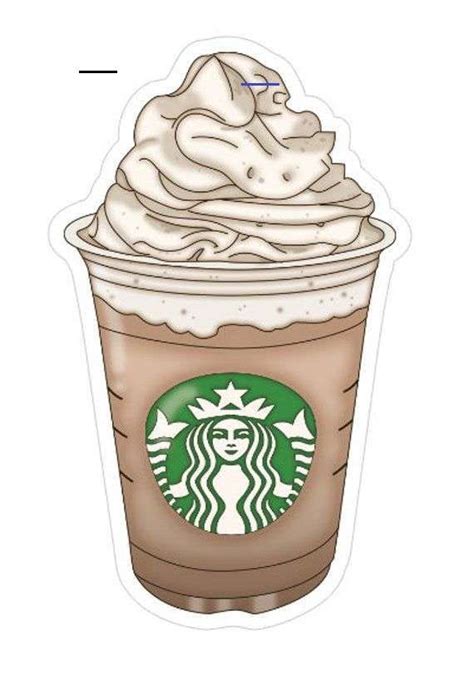 STARBUCKS FRAPP DIECUT | coffee cup, iced coffee, starbucks, to go cup, frapp, f... in 2020 ...