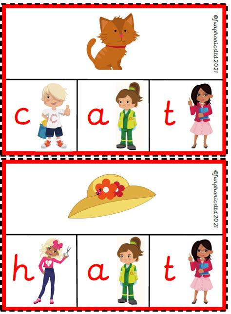 phase 2 phonics town flashcards - Fun Phonics