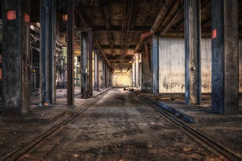 View Inside of an Old Abandoned Warehouse Stock Image - Image of rusty, industrial: 193784269