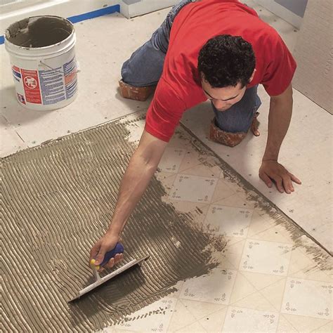 How to Tile a Bathroom Floor | Ceramic floor tiles, Ceramic tile bathrooms, Tile floor