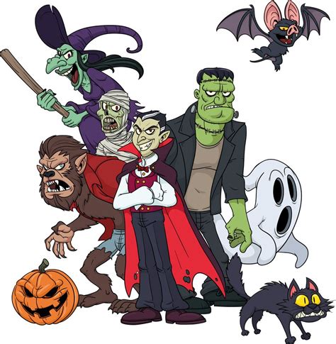 Halloween Monsters clipart | Halloween cartoons, Halloween illustration ...