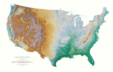 Topical Map Of Usa – Topographic Map of Usa with States