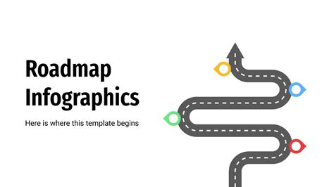 Free Roadmap infographics for Google Slides and PowerPoint