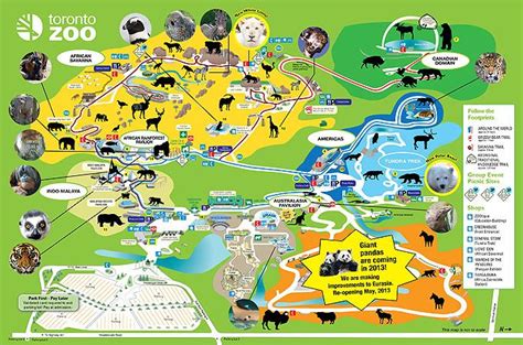 Toronto Zoo Map | Toronto zoo, Zoo map, Toronto
