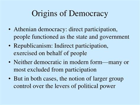 PPT - Democracy PowerPoint Presentation - ID:5706328