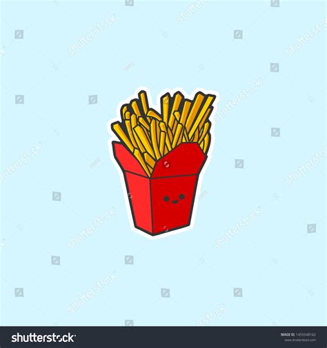 French Fries Logo Design Abstract Concept Stock Vector (Royalty Free ...