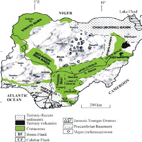 Location map of Okene and its environs. | Download Scientific Diagram