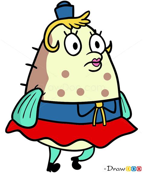 How to Draw Mrs Puff, Spongebob