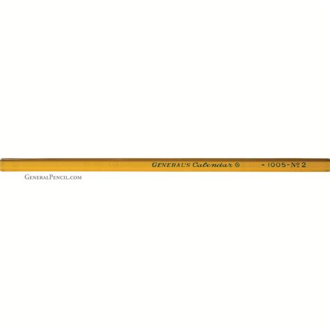 Calendar® Pencil – General Pencil Company, Inc.